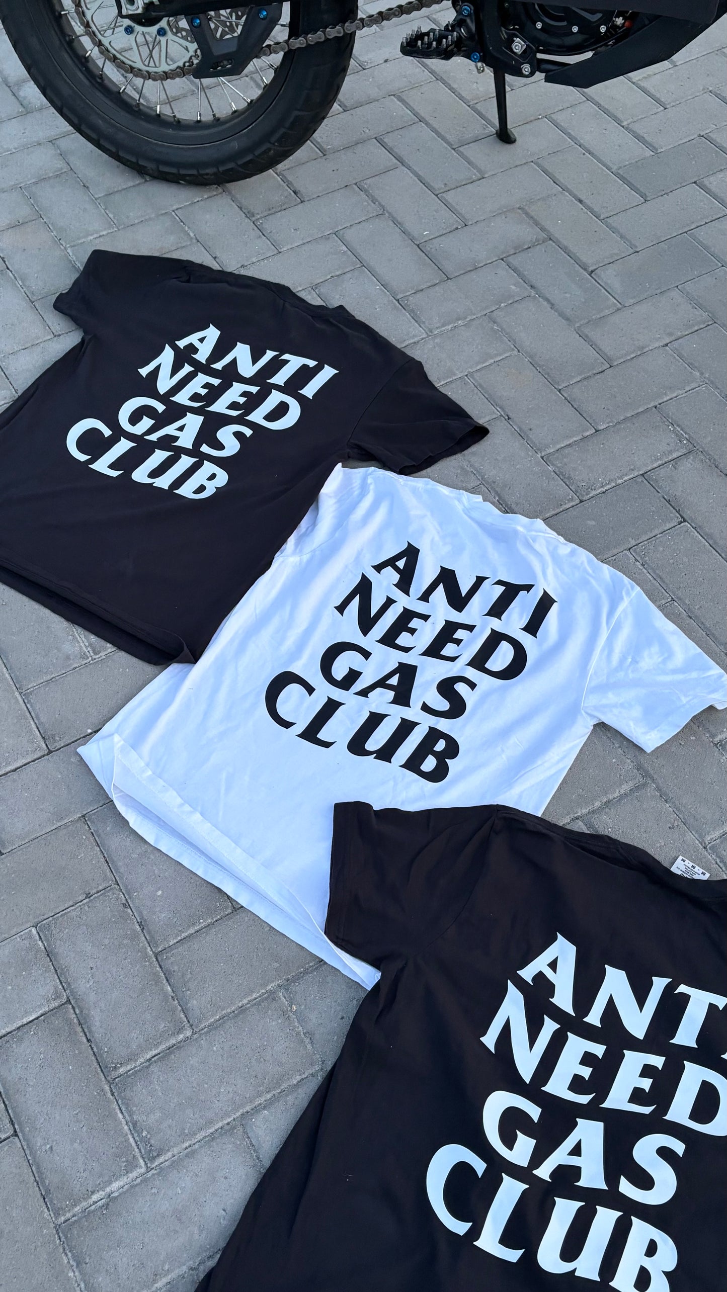 Anti Need Gas Club Shirt White