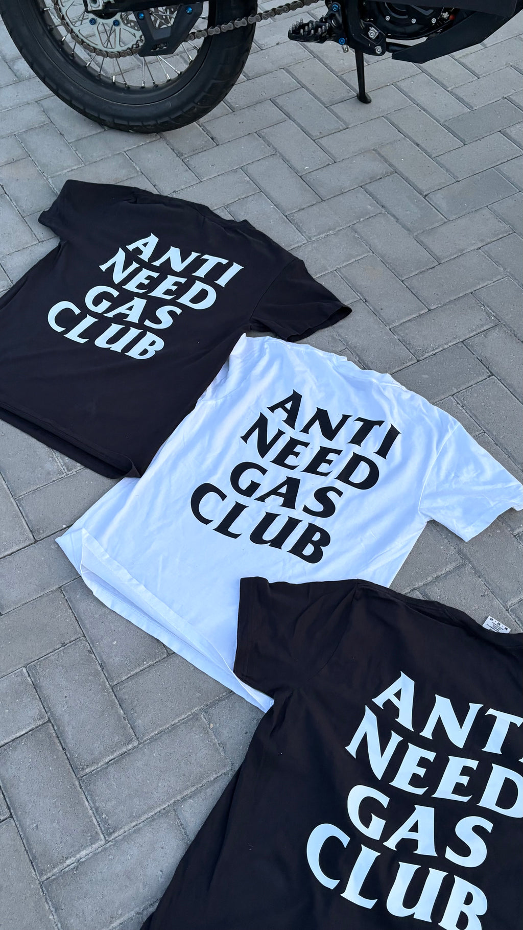 Anti Need Gas Club Shirt White