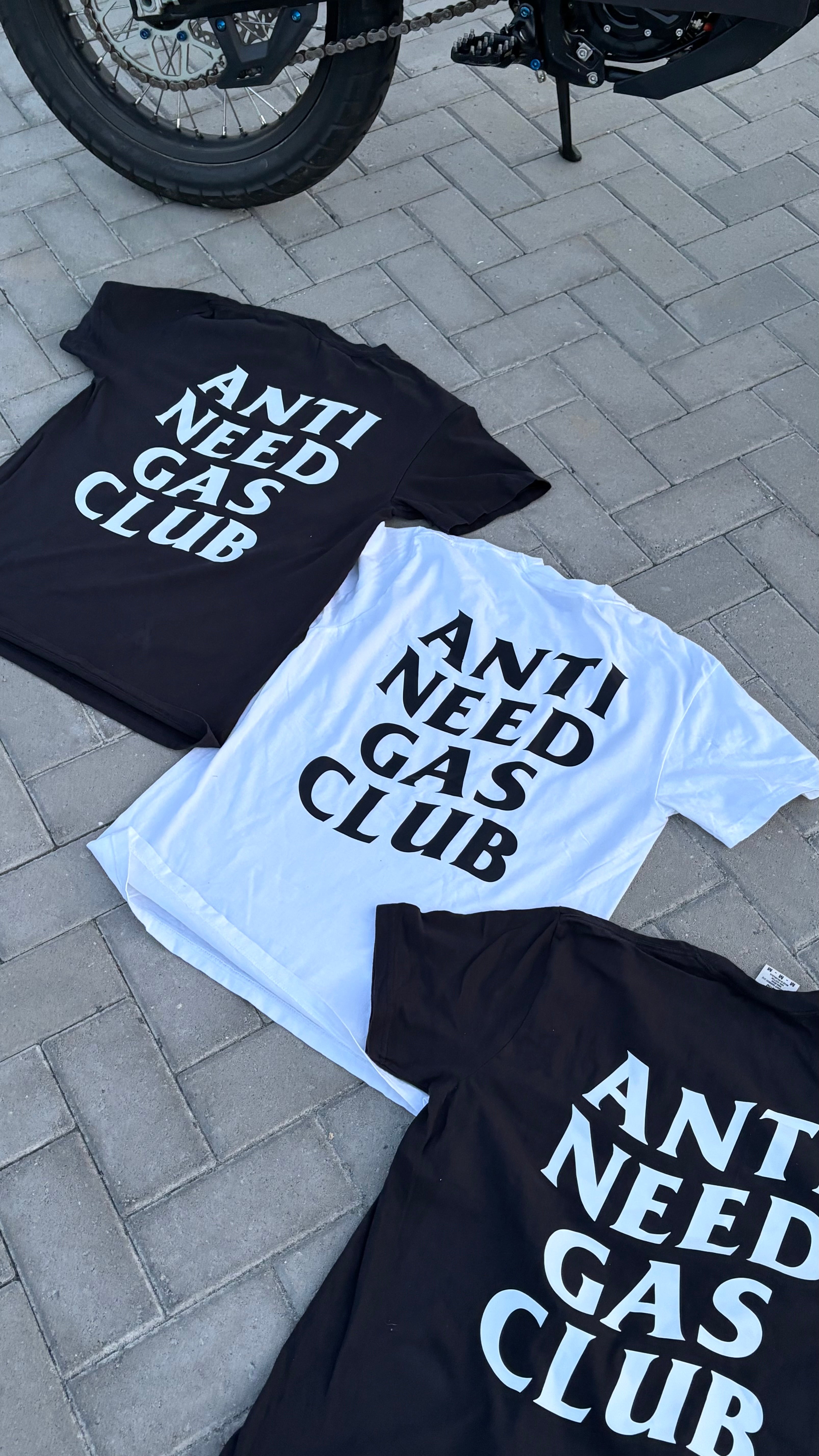 Anti Need Gas Club Shirt White