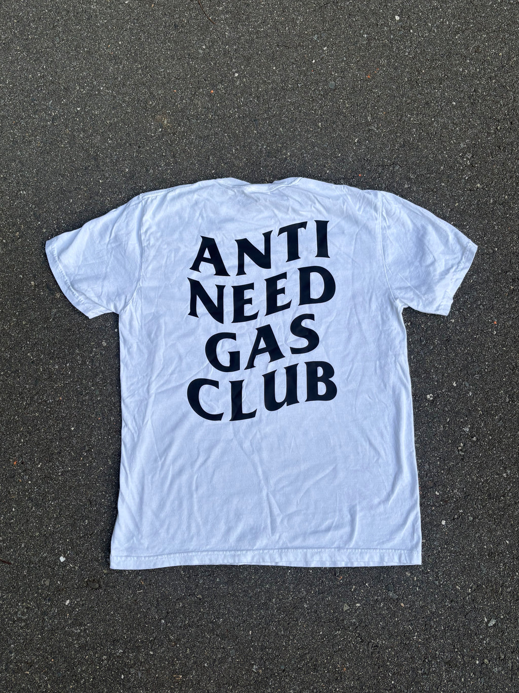 Anti Need Gas Club Shirt White