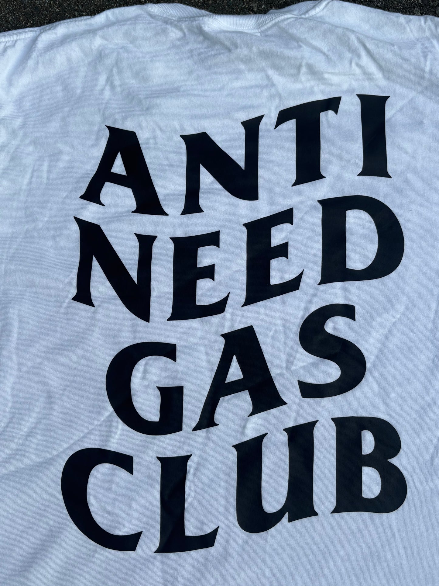 Anti Need Gas Club Shirt White